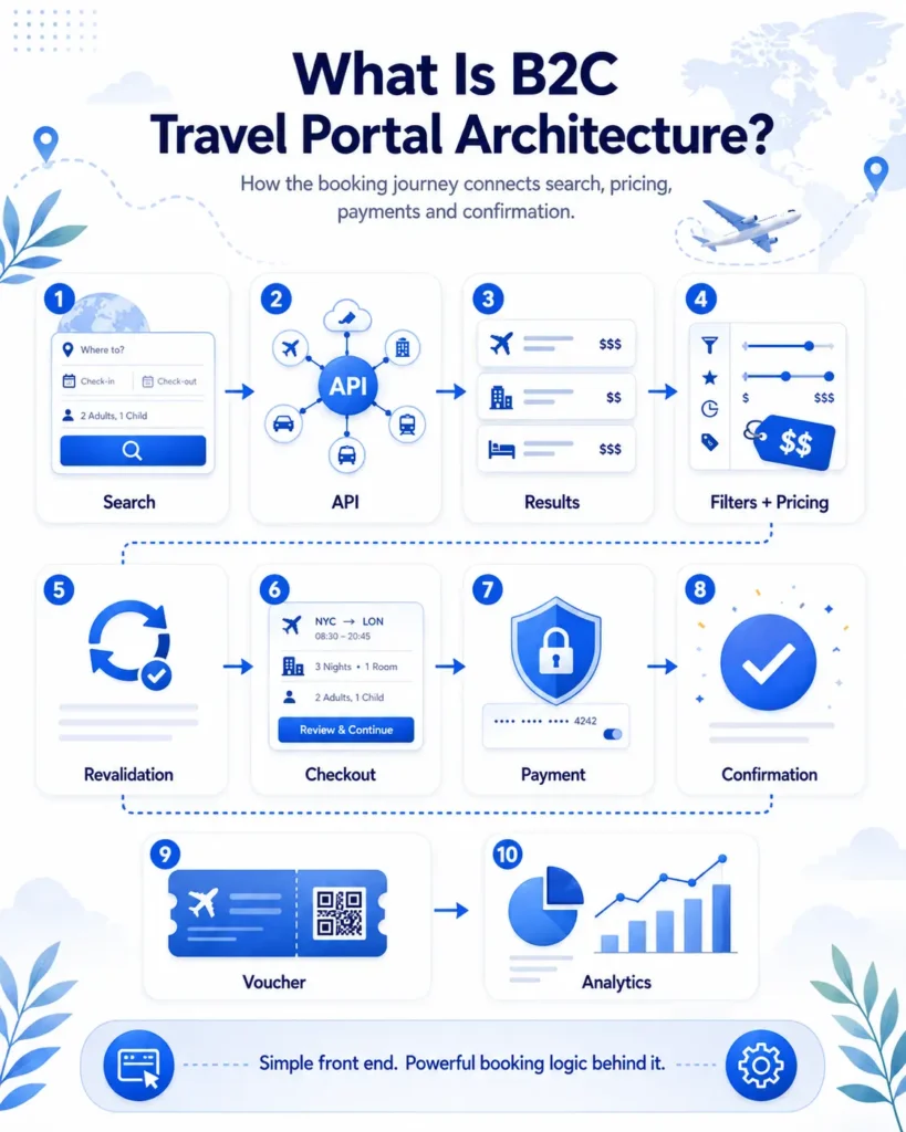 B2C Travel Portal Architecture