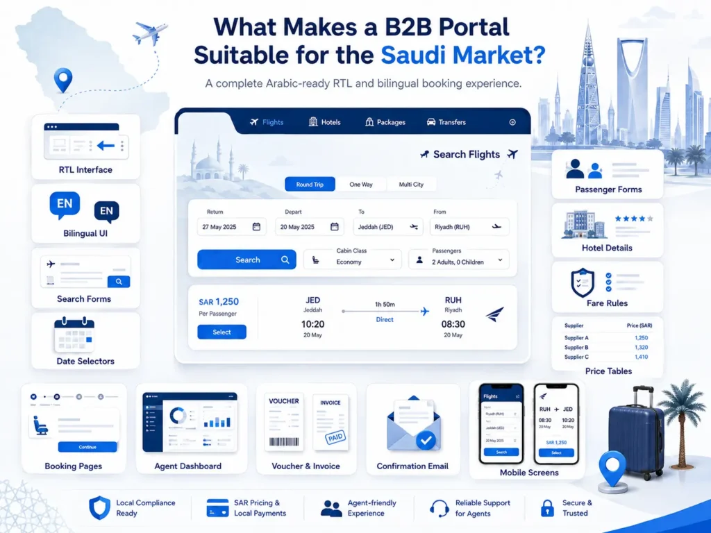 B2B portal suitable for the Saudi market.